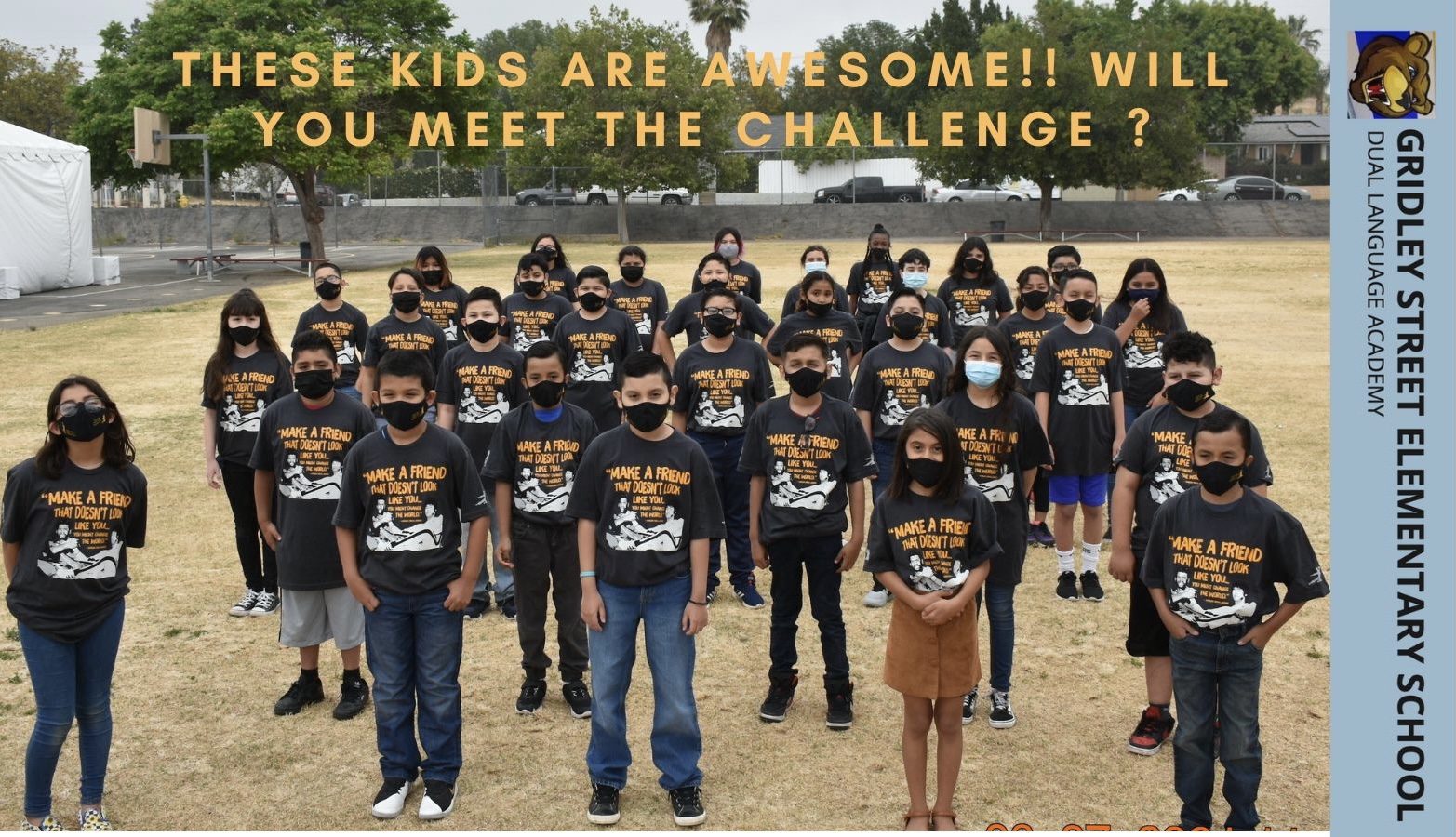 Gridley Street Elementary School Students Pledge To "Make a Friend Who